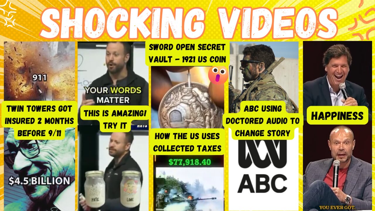 Incredible Videos! Compilation of Videos that will shock you