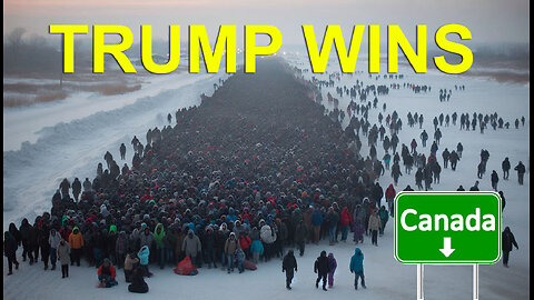 Massive illegal migration to Canada and the USA in November 2024