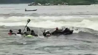 Water tubing at River Nile
