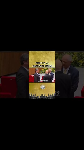 Tarcísio de Freitas dá o MIGUÉ e não cumprimenta Alexandre de Moraes