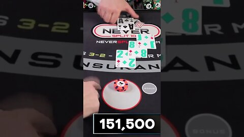 $20,000 - 10 on an Ace? Blackjack