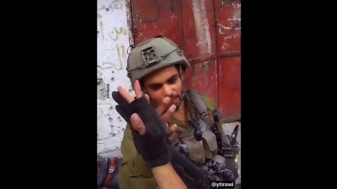 The IDF celebrating the murder of a Palestinian civilian on camera There are no words left....