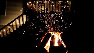 Relaxing Campfire Sounds 🔥Sleep Hypnosis, Stress Relief, Ambient Read and Relax #RelaxingSounds