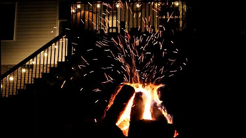 Relaxing Campfire Sounds 🔥Sleep Hypnosis, Stress Relief, Ambient Read and Relax #RelaxingSounds