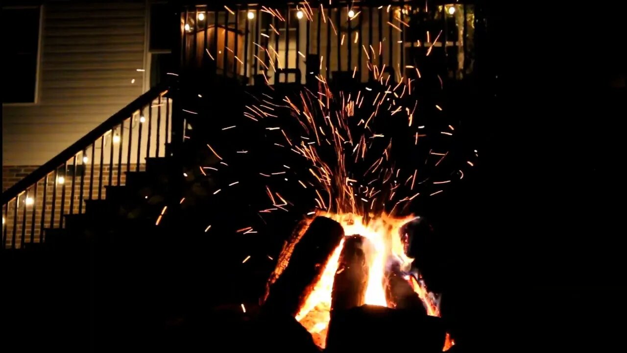 Relaxing Campfire Sounds 🔥Sleep Hypnosis, Stress Relief, Ambient Read and Relax #RelaxingSounds