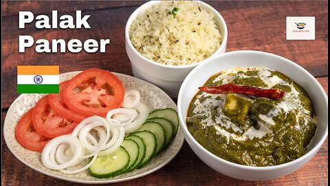 Delicious Palak Paneer with Jeera Rice | Easy Indian Recipe!