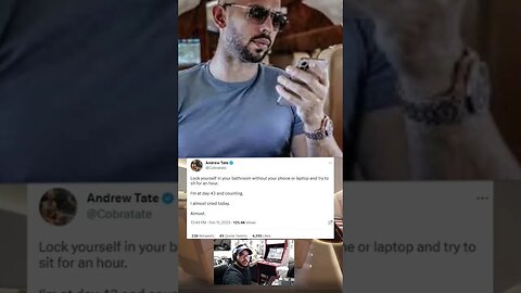 Andrew Tate Says he Almost Cried wtf 😭 #andrewtate