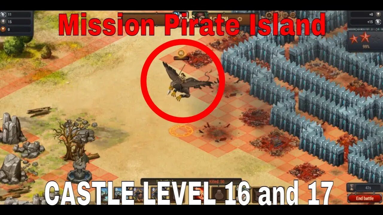 Mission Pirate Island : Castle Level 16 and 17 Update February 2023