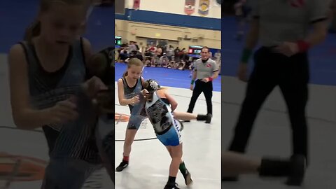 #wrestle like a girl :) Autumns first match today, pt 1