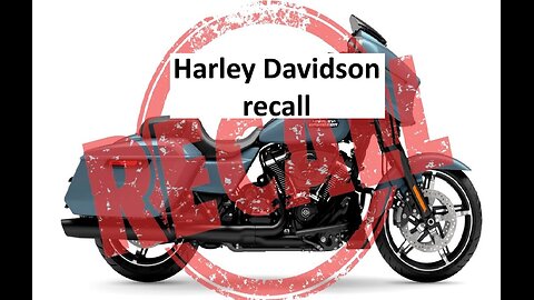 Harley Davison recall