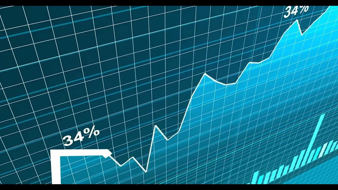 stock market trading graphic background animation of chart SBV 313823331 HD