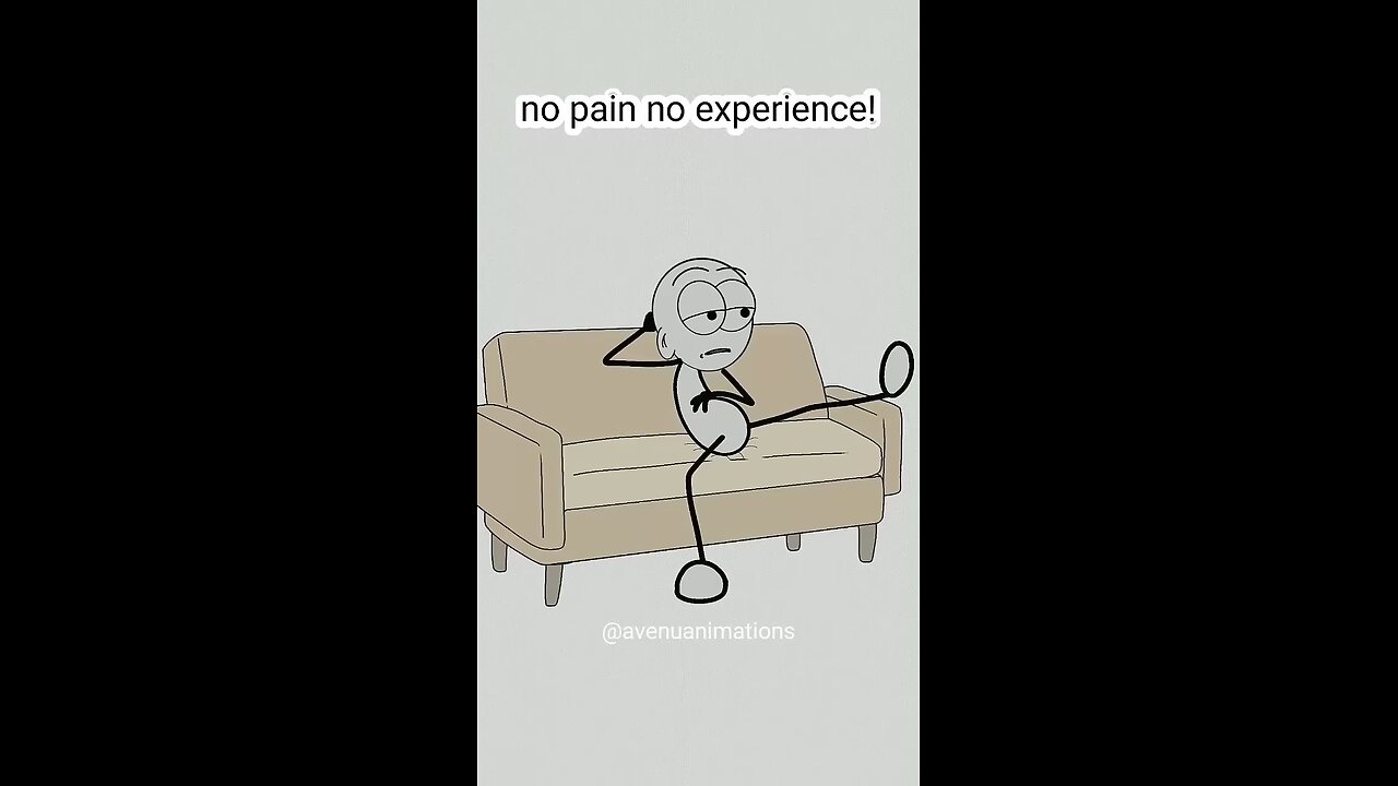 No pain no experience #fyp #viral #funny #animation