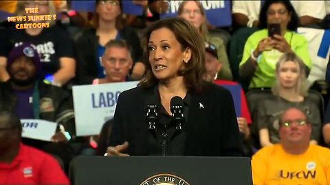 Wow: Teleprompter goes out during Kamala’s rally & without it she has no clue what to say...