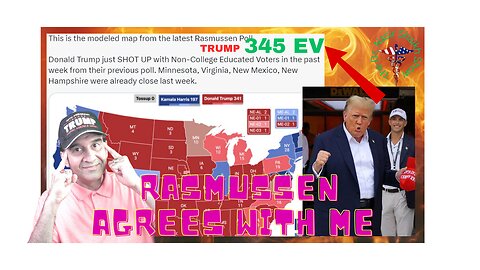 TRUMP CRUSHES ELECTION with 345 ELECTORAL VOTES! Unbelievable Political Landslide