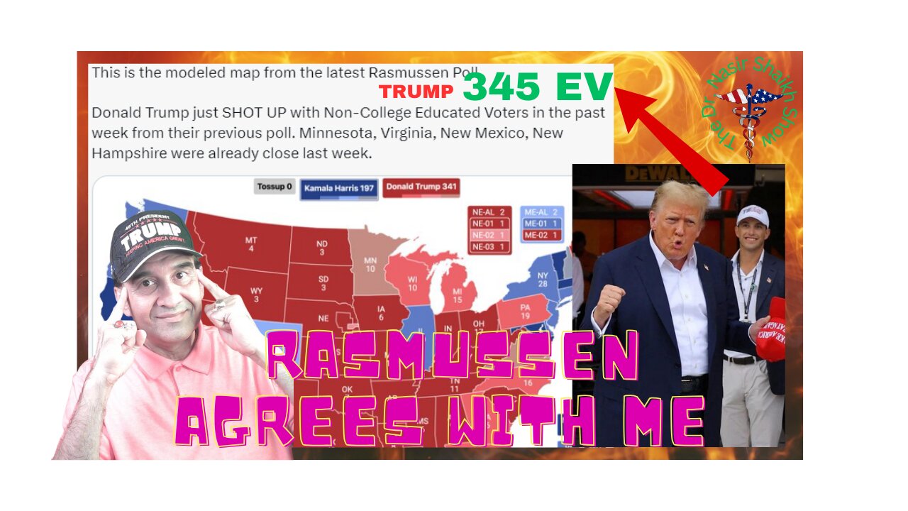 TRUMP CRUSHES ELECTION with 345 ELECTORAL VOTES! Unbelievable Political Landslide