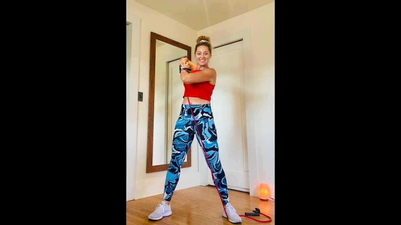 20-Minute Strength and Cardio Workout using Bands | 7.4.2022