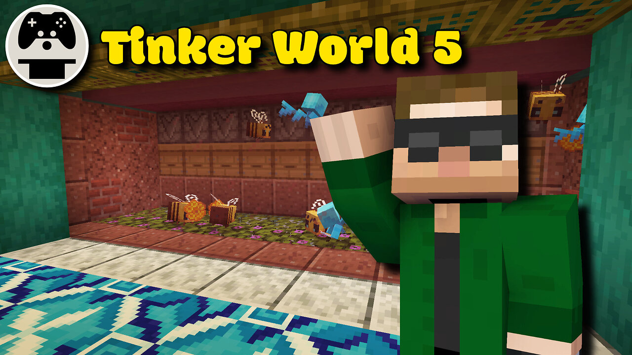 Sweet Success! Automated Honey Farm and a Colorful Base - Tinker World 5 (030)