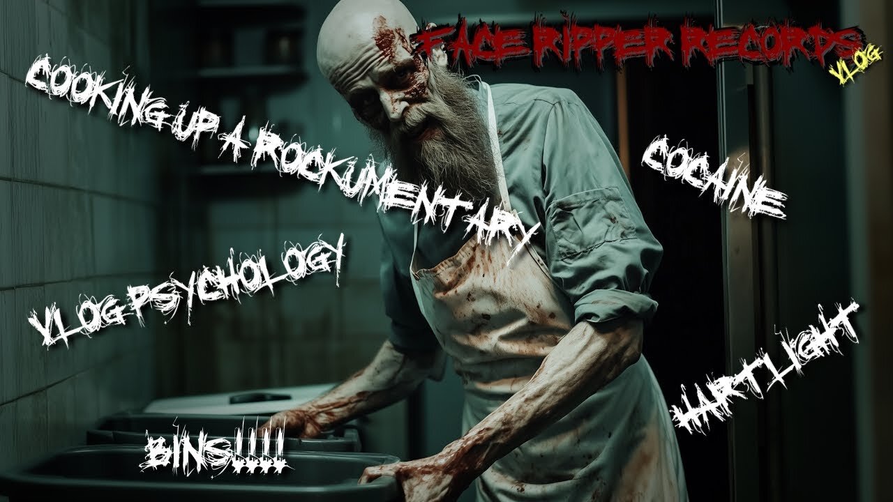 FACE RIPPER VLOG #2: COCAINE, COOKING UP A ROCKUMENTARY, HARTLIGHT, VLOG PSYCHOLOGY, BINS!!!