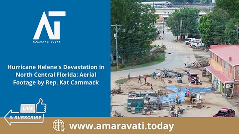 Hurricane Helene Devastation in North Central Florida Aerial Footage | Amaravati Today