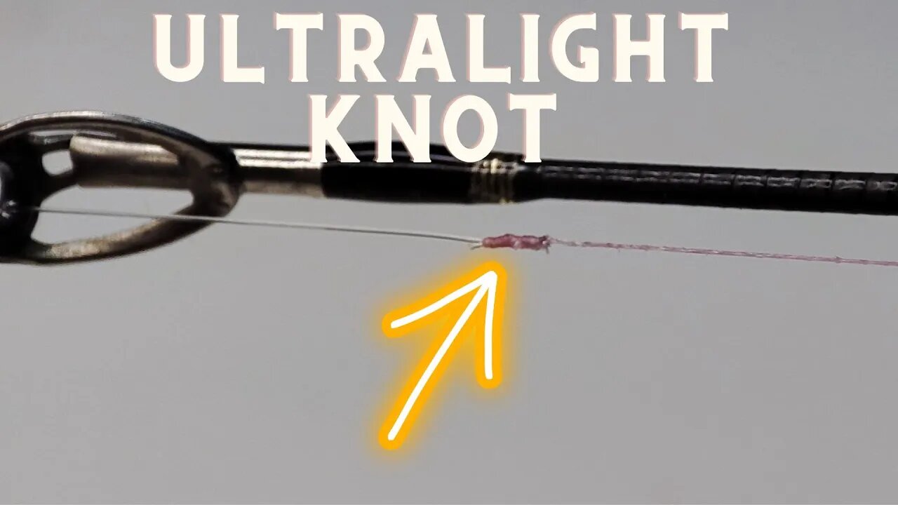 Easiest Knot to Connect ULTRALIGHT Fishing Lines!