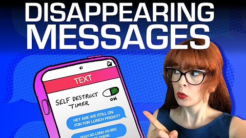 Why I Use Disappearing Messages