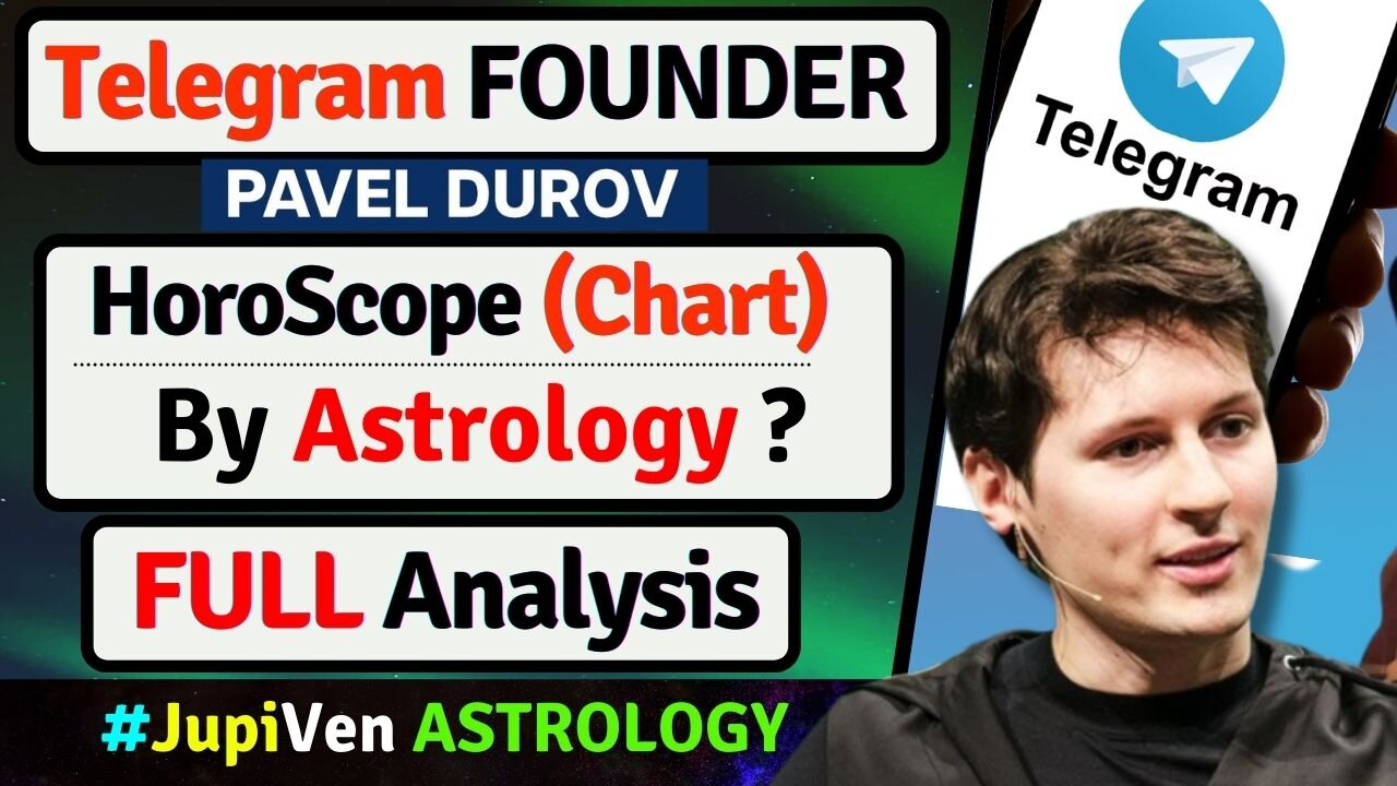 Telegram Founder & CEO Kundli Analysis | PAVEL DUROV HOROSCOPE | VEDIC ASTROLOGY | Pavel Durov News