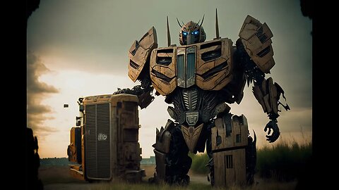 Transformers as imagined by Midjourney