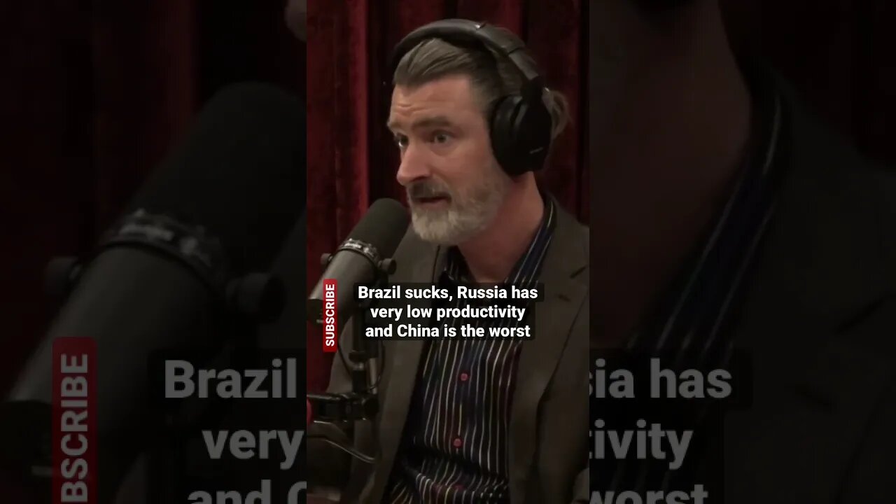 Joe Rogan, Brazil sucks, Russia very low productivity and china is the worst! #joerogan #peterzeihan