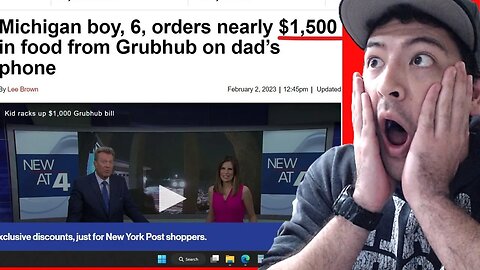 Boy SPENDS $1,500 On Grubhub With Dad's Phone