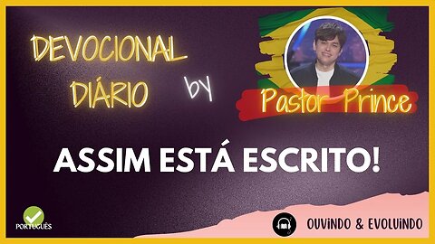 ESTÁ ESCRITO! | Pastor Prince | DEVOCIONAL para meditação