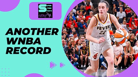 sun vs fever | Fever star Caitlin Clark sets another WNBA rookie record #wnba #record #nba