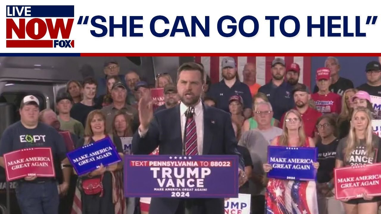 JD Vance holds rally in battleground Wisconsin with 68 days until election