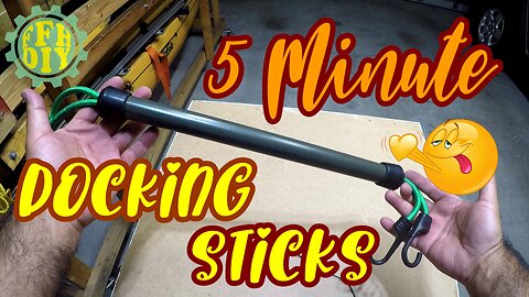 5 Minute Diy Docking Sticks for less than $15 in parts - Florida Fish Hunter