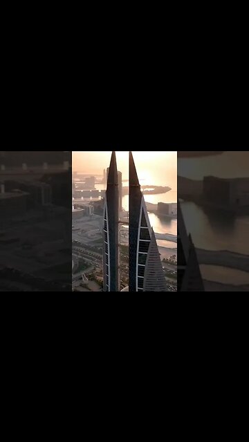 The Bahrain World Trade Center is the hallmark of a small but very rich oil state.
