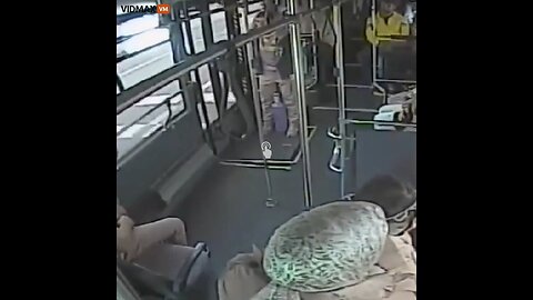 A Small Oxygen Tank Falls Over On A Bus In Turkey And The Passengers Go Apesh!t