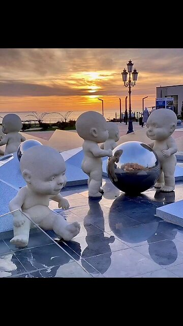 Almost toy Prussian mansions, lovingly restored from old photographs