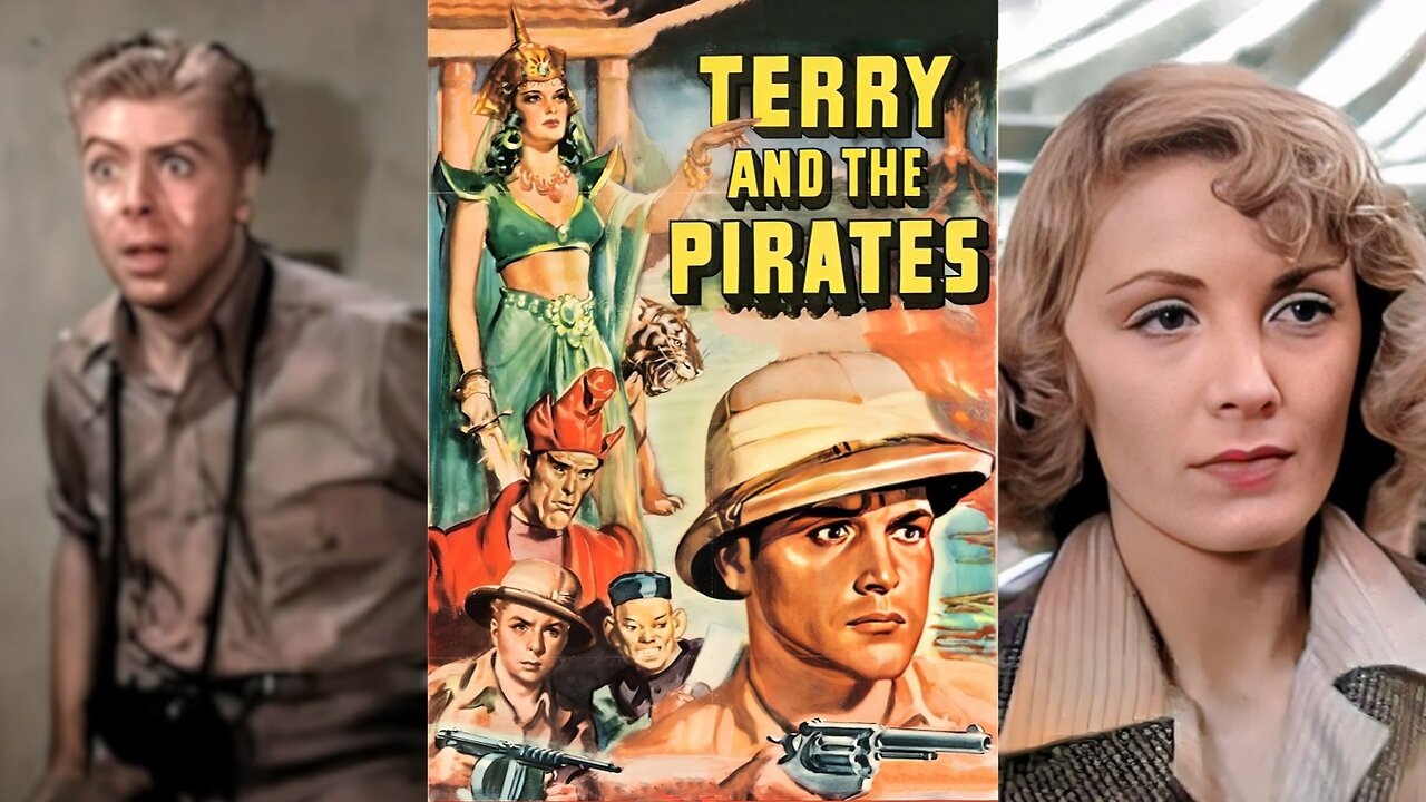 TERRY AND THE PIRATES (1940) William Tracy & Joyce Bryant | Action, Adventure, Serial | COLORIZED