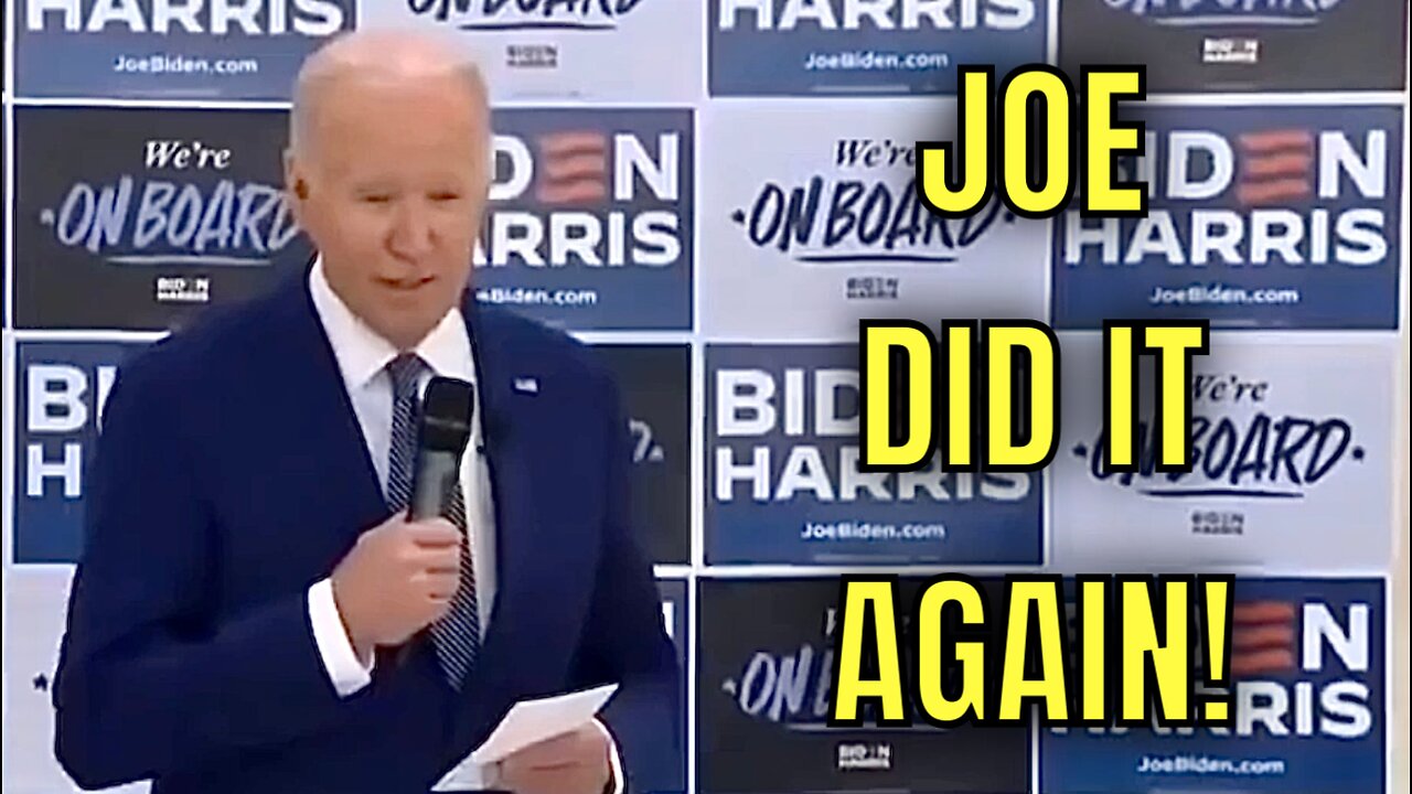 “I used to Drive an 18-wheeler” (Biden retells this Lie)