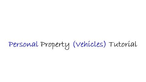 Web - Property Vehicles - English