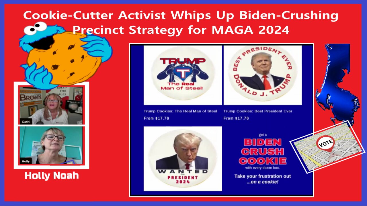 Precinct Committeewoman Makes MAGA Cookies to Crush Biden