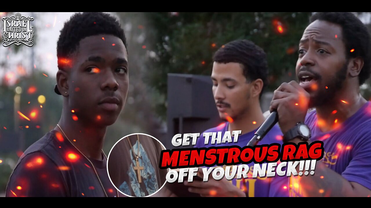 GET THAT MENSTROUS RAG OFF YOUR NECK!!!