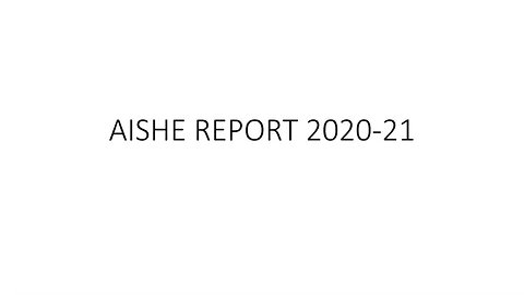 AISHE REPORT 2020-21