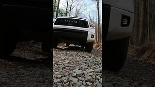 Toyota Tundra TRD Pro truck camper in Cohutta Wilderness