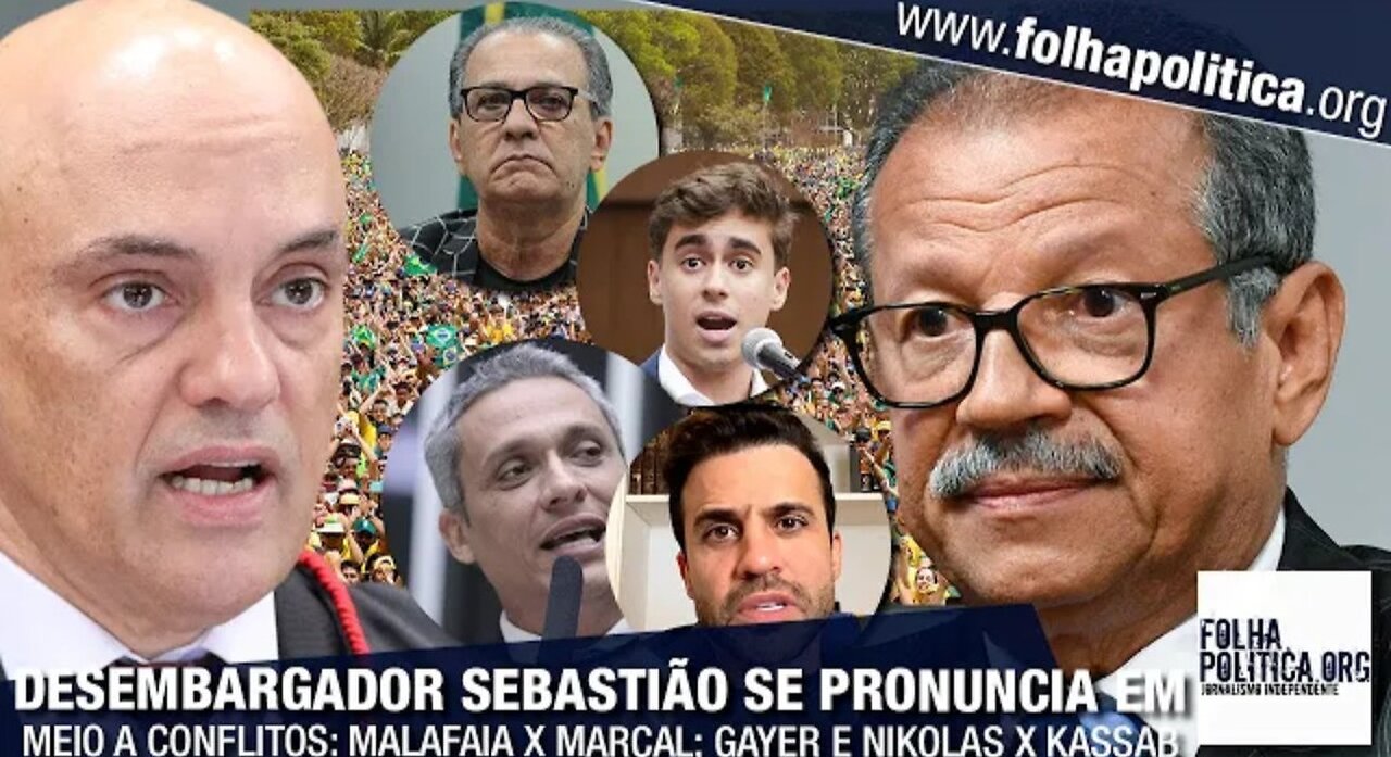 Desembargador Sebastião se pronuncia em meio a confrontos entre Malafaia e Pablo Marçal e...