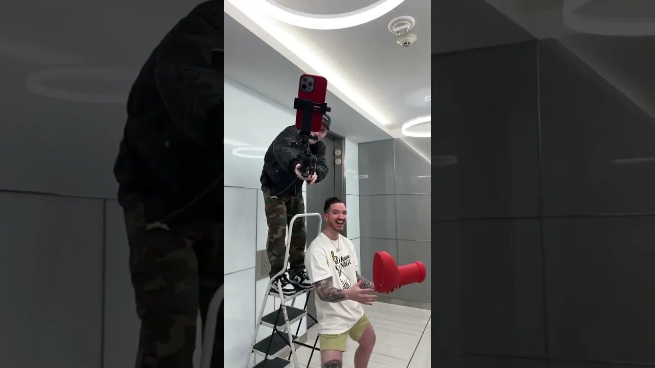 Anything For The Shot 😂 #shorts #bigredboot #mschf #astroboy