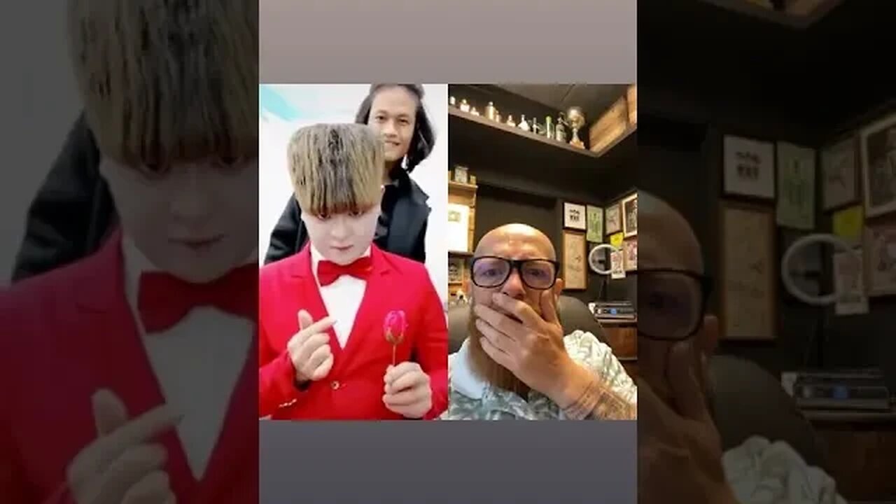 Hairdresser reacts to tik tok hair video #shorts