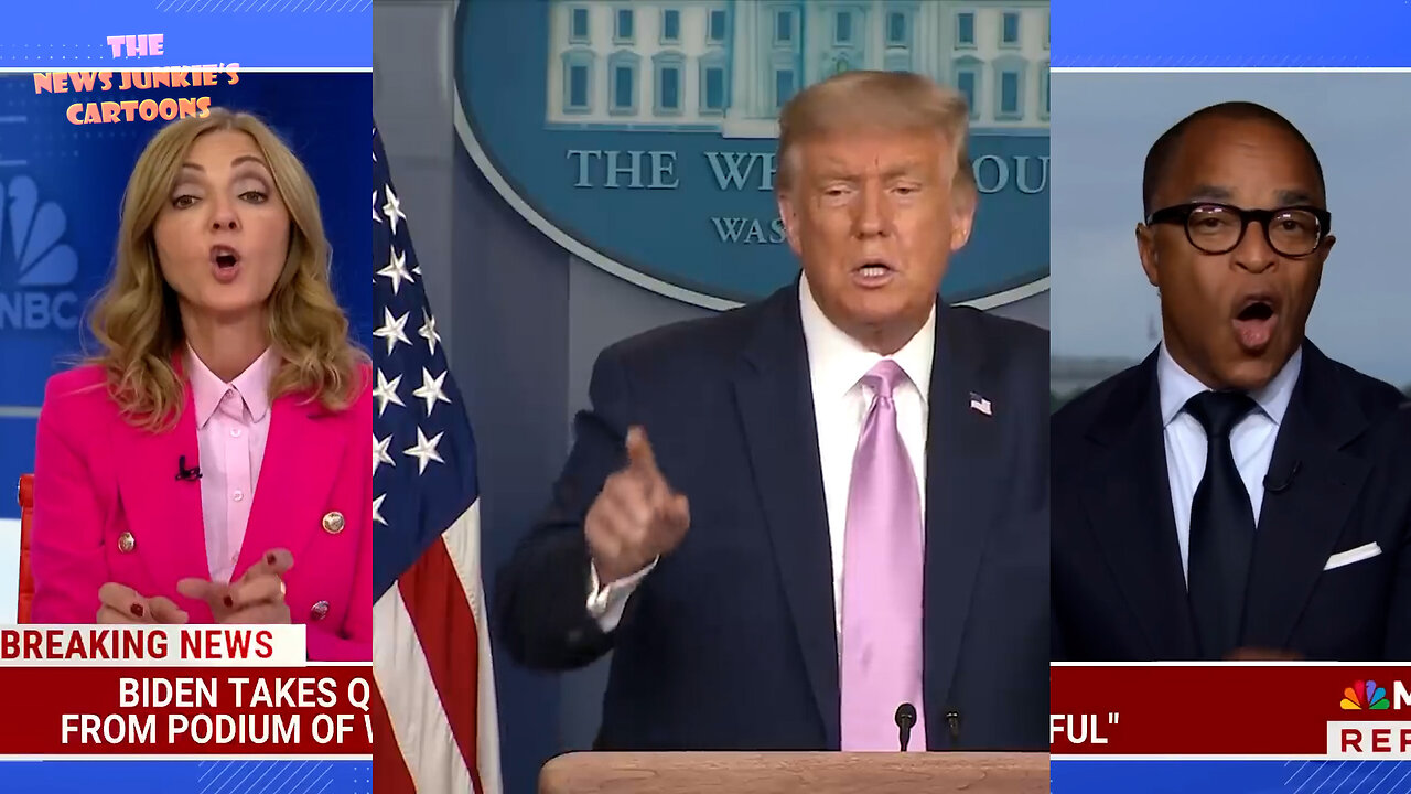 You can't make this shit up: MSNBC claims that Biden's appearance in the briefing room is so amazing & rare, only Obama did that, and the American flag has never ever been in the room before & only there because of Biden.
