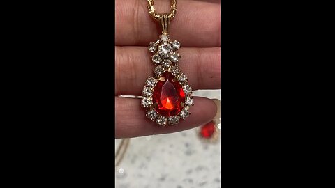 4pcs of women’s Water Drop Shaped Rhinestone Set