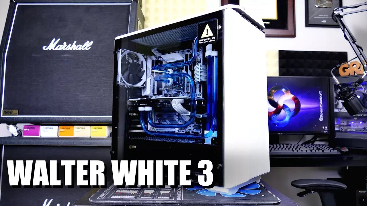 White Custom Loop Computer Finale!