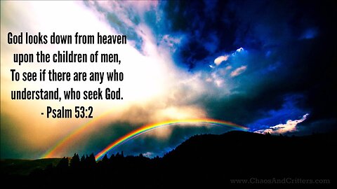 100424 Psalm. 53-57 Commentary - Glory to God! Kimberly Burk : The Poor in Spirit